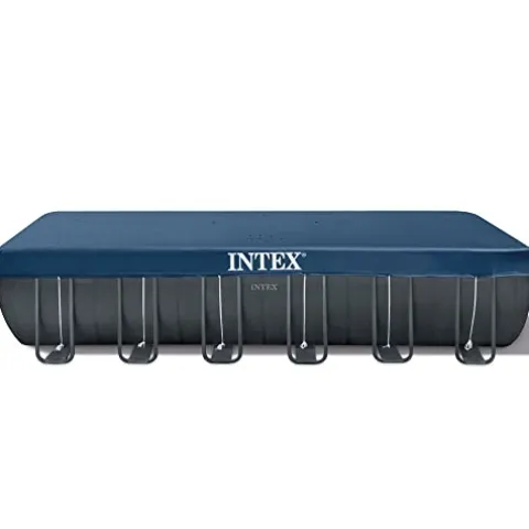 Intex Above Ground Swimming Pool Set Gray