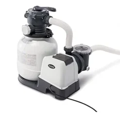 Intex Above-Ground Pool Set with Pump and Vacuum Gray