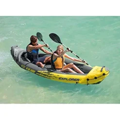 Intex Explorer K2 Kayak 2-Person Inflatable Set 4 Pack