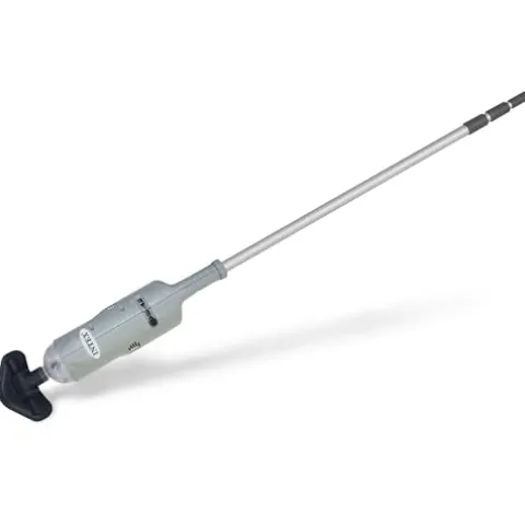 Intex Handheld Pool Vacuum Cleaner with 2 Brush Heads and Inflatable Hot Tub Gray