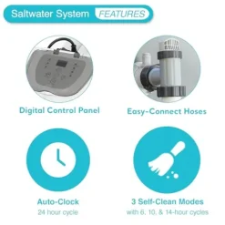 Intex Krystal Clear Saltwater System for Above Ground Pools 6 Pack