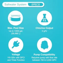 Intex Krystal Clear Saltwater System for Above Ground Pools 6 Pack