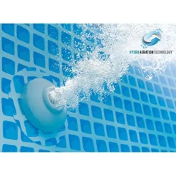 Intex Metal Frame Above Ground Swimming Pool Set 18ft x 48in Blue