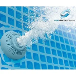 Intex Oval Prism Pool with Cleaning Kit and Skimmer