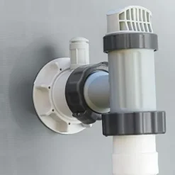 Intex Prism Frame Oval Swimming Pool Set Gray