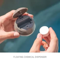 Intex PureSpa 4 Person Round Bubble Massage Inflatable Hot Tub Spa Set Tan