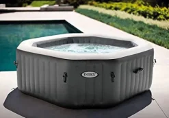 Intex PureSpa Bubble Deluxe Spa Set Gray