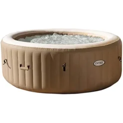 Intex PureSpa Bubble Massage Inflatable Spa Set Tan