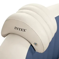 Intex PureSpa Plus 4 Person Portable Inflatable Outdoor Bubble Jet Spa Hot Tub Blue