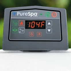 Intex PureSpa Plus Greywood Inflatable Hot Tub with Headrest Pillow 4 Pack