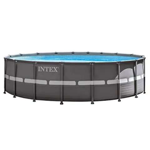 Intex Ultra Frame Pool Set with Sand Filter Pump, Ladder, Ground Cloth & Pool Cover