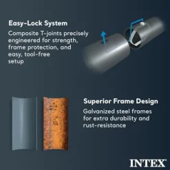 Intex Ultra XTR Frame 14′ x 42″ Round Above Ground Swimming Pool Set Blue