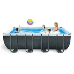 Intex Ultra XTR Framed Swimming Pool Set Gray