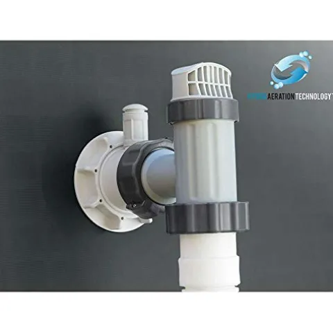 Intex Ultra XTR 16ft x 48in Above Ground Pool Set w/Pump, Cleaner Robot Vacuum & Hose Gray