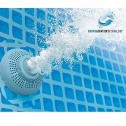 Intex Ultra XTR 16ft x 48in Above Ground Pool Set w/Pump, Cleaner Robot Vacuum & Hose Gray