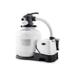 Intex Ultra XTR Rectangular Swimming Pool Set Bundle with Pump and Pool Care Chemicals