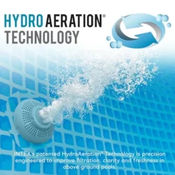 Intex Ultra XTR Rectangular Pool Set with Pump & Vacuum Gray