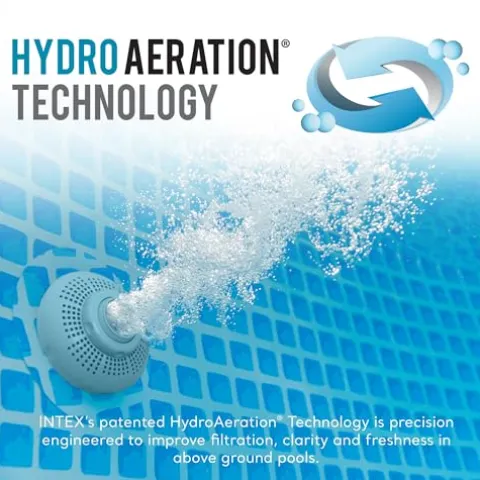 Intex Ultra XTR Rectangular Pool Set with Pump & Vacuum Gray