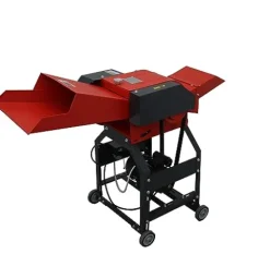 INTSUPERMAI 4-Blade Hay Cutter Pulverizer Grass Crusher Red and Black