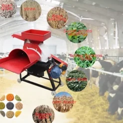 INTSUPERMAI Grass Chopper Pulverizer 220V Red
