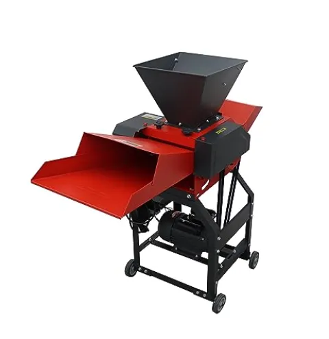 INTSUPERMAI Hay Cutter Pulverizer Grass Crusher 4-Blade 220V Red and Black