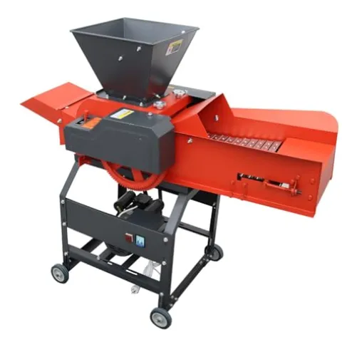 INTSUPERMAI Hay Cutter Pulverizer Grass Crusher 4-Blade Machine Red