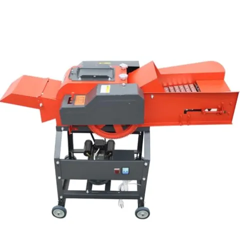 INTSUPERMAI Hay Cutter Pulverizer Grass Crusher 4-Blade Machine Red