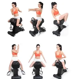 INTSUPERMAI Horse Riding Abdominal Exercise Machine Black