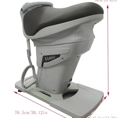 INTSUPERMAI Horse Riding Abdominal Exercise Machine 110V Grey