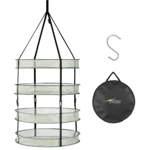 iPower 36-Pack 2ft 4-Layer Mesh Herb Rack Drying Net with Free Storage Bag