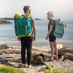 iROCKER All-Around Inflatable Stand Up Paddle Board Ultra Series Teal/Lime