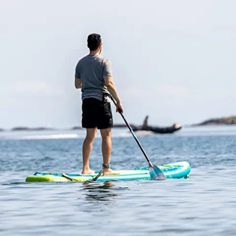 iROCKER All-Around Inflatable Stand Up Paddle Board Ultra Series Teal/Lime