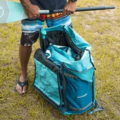 iROCKER Cruiser Inflatable Stand Up Paddle Board Ultra Series 10’6″ Teal/Lime