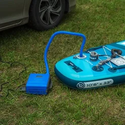 iROCKER Cruiser Inflatable Stand Up Paddle Board White/Blue