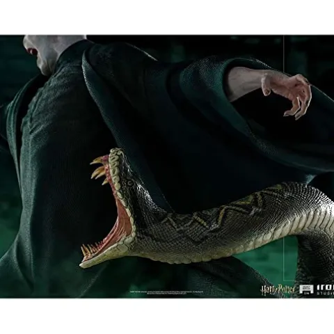 Iron Studios Voldemort and Nagini 1:4 Scale Collectible Figure 19″ Black