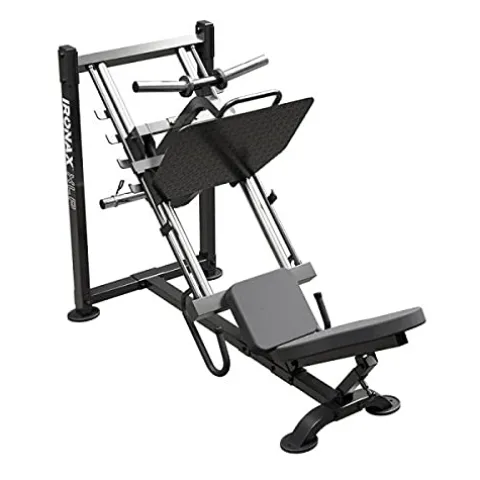 IRONAX XLP Leg Press – 45 Degree Angled Machine Compact for Fitness Black