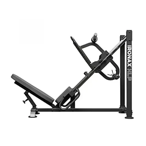 IRONAX XLP Leg Press – 45 Degree Angled Machine Compact for Fitness Black