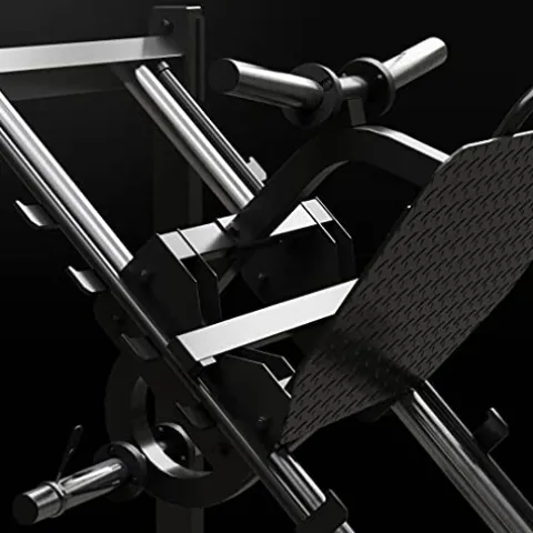 IRONAX XLP Leg Press – 45 Degree Angled Machine Compact for Fitness Black