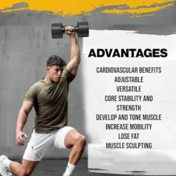 Irongear Adjustable Dumbbell Set 5-in-1 Weights for Home Gym