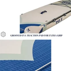 ISLE Explorer Inflatable Stand Up Paddle Board Palm/Seafoam