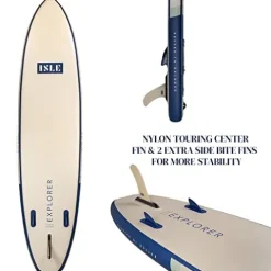 ISLE Explorer Inflatable Stand Up Paddle Board Palm/Seafoam