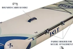 ISLE Explorer Inflatable Stand Up Paddle Board Palm/Seafoam