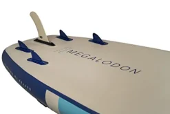 ISLE Surf and SUP Megalodon Inflatable Stand Up Paddle Board Aqua/Navy
