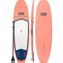 ISLE Surf and SUP Versa Rigid Stand Up Paddle Board Coral