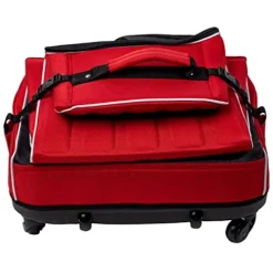 Izzo High Roller Golf Travel Bag – Golf Club Travel Cover – Red/White