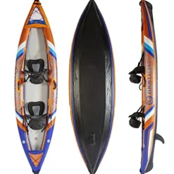 Jimmy Styks Nomad II 2-Person Hybrid Kayak Orange/Blue