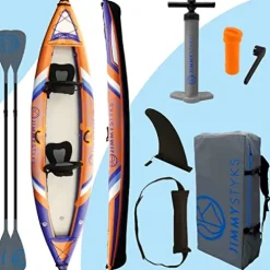 Jimmy Styks Nomad II 2-Person Hybrid Kayak Orange/Blue