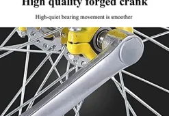 JINCAN 20-Inch Wheeled Unicycle Bicycle Outdoor Anti-Skid Tires Adjustable Saddle