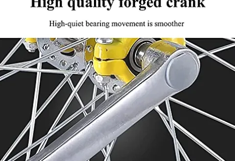 JINCAN 20-Inch Wheeled Unicycle Bicycle Outdoor Anti-Skid Tires Adjustable Saddle