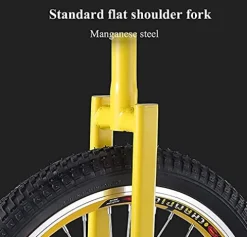 JINCAN 20-Inch Wheeled Unicycle Bicycle Outdoor Anti-Skid Tires Adjustable Saddle